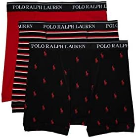 POLO RALPH LAUREN Men's Classic Fit w/Wicking 3-Pack Boxer Briefs Polo Ralph Lauren