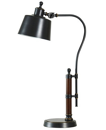Настольная лампа с металлическим абажуром StyleCraft Home Collection