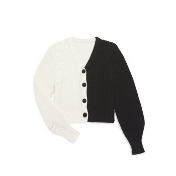 Girl's Darby Colorblock Cardigan Everafter