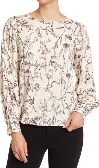 блузка с длинным рукавом с цветочным принтом PHILOSOPHY REPUBLIC CLOTHING