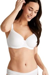 Marks & Spencer Women's Sumptuously Soft Under Wired Lace Trim Padded Full Cup T-Shirt Bra Marks & Spencer