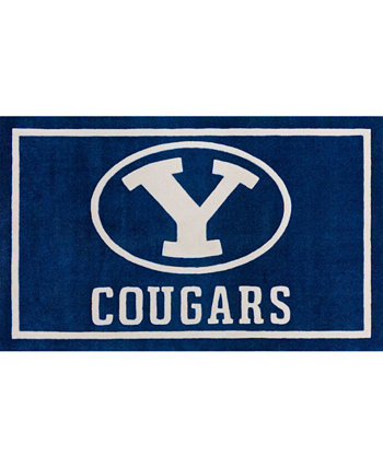 Ковер Brigham Young Colby Blue 1'8" x 2'6" Luxury Sports Rugs