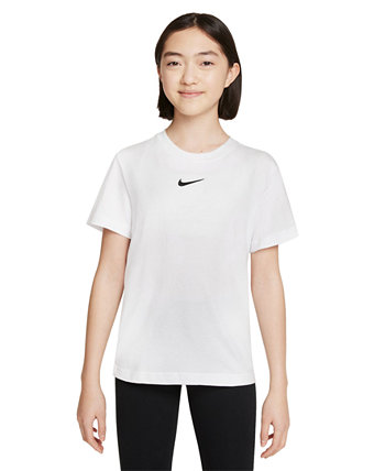 Sportswear Big Girls Cotton Swoosh T-Shirt Nike