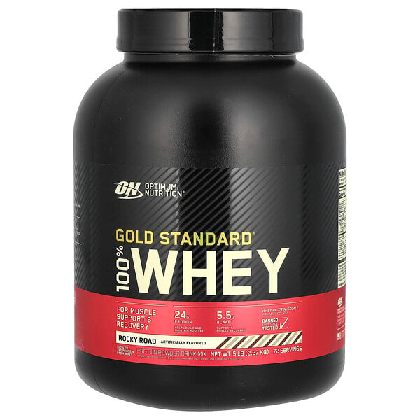 Gold Standard 100% Whey, Rocky Road - 2.27 кг - Optimum Nutrition Optimum Nutrition