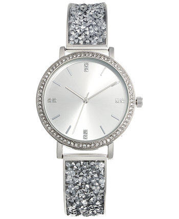 Женские часы-браслет Druzy Stone серебристого цвета, 36 мм, созданные для Macy's I.N.C. International Concepts