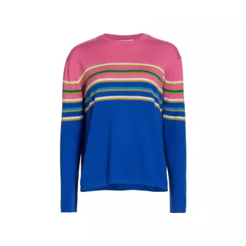 Striped Cashmere-Blend Sweater Prabal Gurung