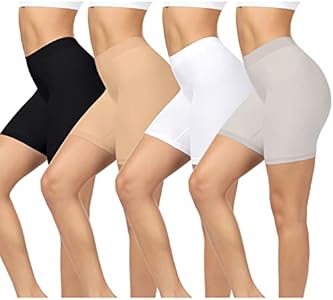 Женские Корректирующее белье BESTENA 4 Pack Slip Shorts BESTENA