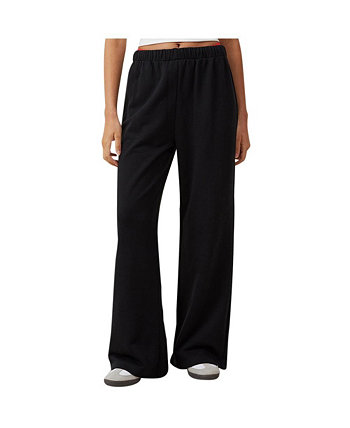 Women's Classic Fleece Wide Leg Sweatpant Cotton On