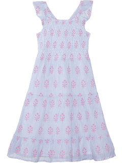 Платье из жатого хлопка Wildflower со сборками (для малышей/маленьких/больших детей) Hatley