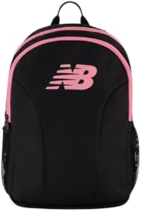 New Balance Laptop Backpack, Travel Computer Bag for Men and Women, Black, 19 Inch New Balance