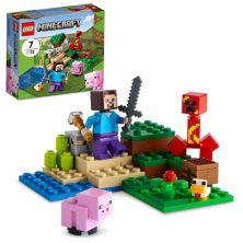 Конструктор LEGO Minecraft The Creeper Ambush 21177 (72 детали) Lego