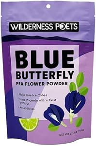 Wilderness Poets, Blue Butterfly Pea Flower Powder - Blue Matcha Tea (32 Ounce - 2 Pound) Wilderness Poets