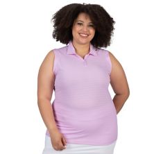 Рубашка-поло большого размера без рукавов Nancy Lopez Journey Nancy Lopez