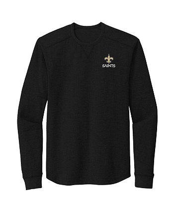 Мужская черная футболка с длинным рукавом New Orleans Saints Cavalier Dunbrooke