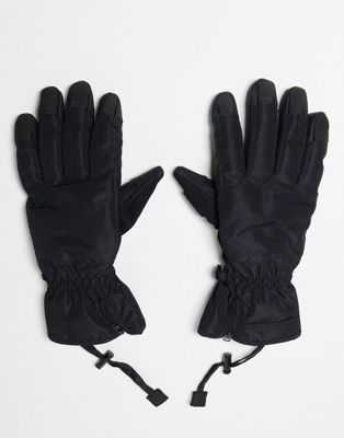 Черные лыжные перчатки ASOS 4505 ASOS 4505