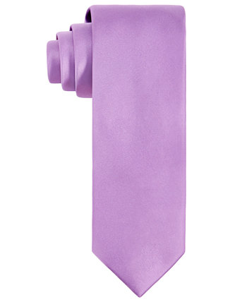 Men's Purple & Gold Solid Tie Tayion Collection