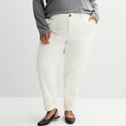 Plus Size Sonoma Goods For Life® Corduroy Joggers Sonoma