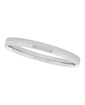 Обручальное кольцо Macy's Unisex из чистого полированного серебра 925 пробы C&C Jewelry