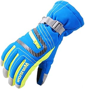 PHIBEE Unisex Waterproof Windproof Winter Warm Snowboard Ski Gloves for Men and Women PHIBEE