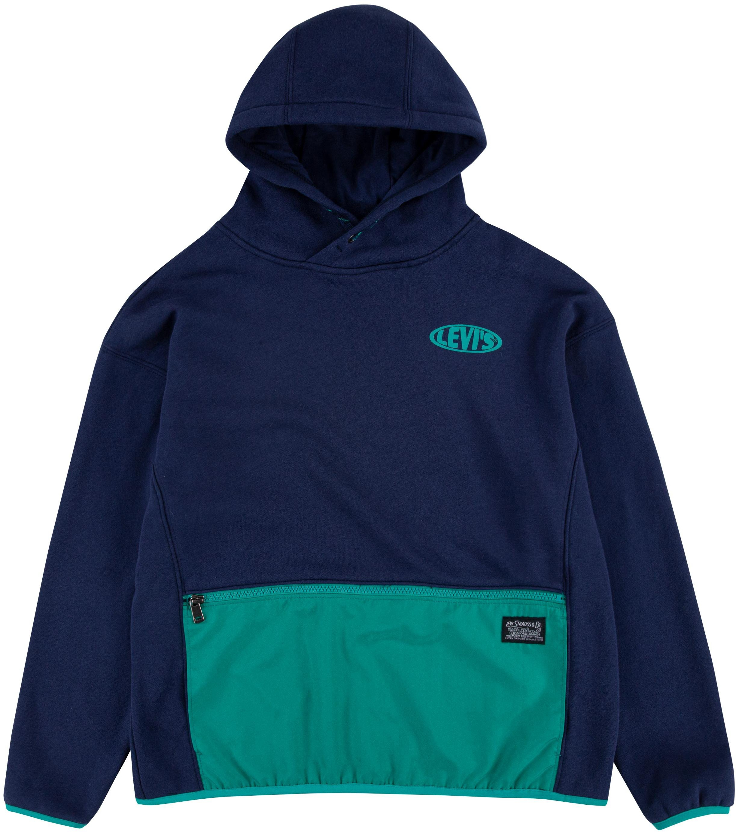 Нейлоновый пуловер с капюшоном и карманами (для малышей) Levi's®