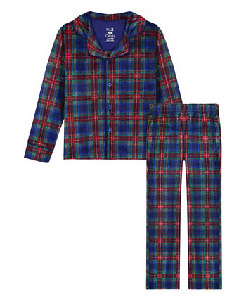 Верхняя часть в стиле пальто из двух предметов для больших мальчиков и пижамный комплект Sleep On It