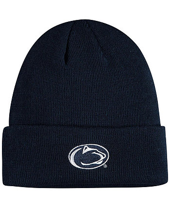 Youth Boys Navy Penn State Nittany Lions Jacquard Texture Cuffed Knit Hat Gen 2
