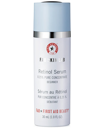 FAB Skin Lab Retinol Serum 0.25% Pure Concentrate - Sensitive / Beginner, 1 унция. First Aid Beauty