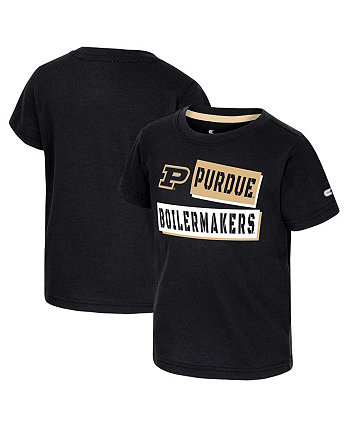 Черная футболка Purdue Boilermakers No Vacancy для мальчиков и девочек для малышей Colosseum