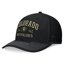 Men's Top of the World Black Colorado Buffaloes Carson Trucker Adjustable Hat Top of the World