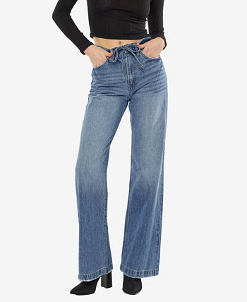 Женские расклешенные джинсы в стиле 90-х с высокой посадкой Kancan