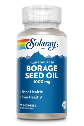 Borage Seed Oil GLA -- 240 mg - 50 Softgels (Мягкие капсулы) Solaray