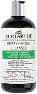 CURLSMITH - Frizz Control Cleanser, Gentle Hydrating Hair Shampoo, for All Curl Types, Long Lasting Frizz Control, Vegan, 355ml/12 fl oz Curlsmith