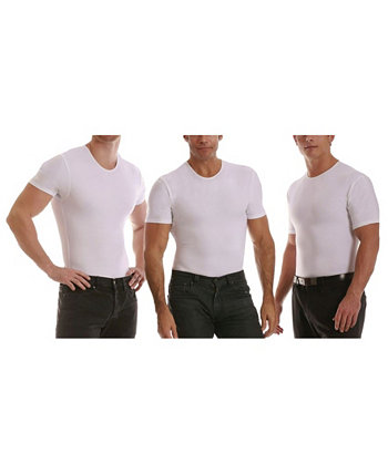 3 пары компрессионных мужских футболок с короткими рукавами и круглым вырезом Insta Slim Instaslim