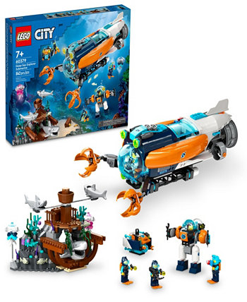 Набор игрушечной подводной лодки City 60379 Deep-Sea Explorer Lego
