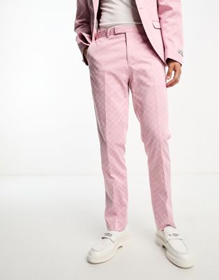 Пыльно-розовые брюки Twisted Tailor Kei Twisted Tailor