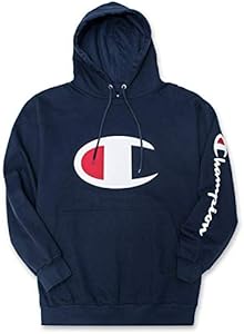 Мужское Худи Champion Big And Tall Oversized Pullover Fleece Sweatshirt Champion