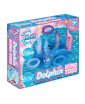 Надувная игра с броском кольца дельфина Splash Buddies