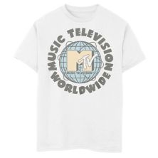 Boys' 8-20 MTV Music Television Worldwide Logo Graphic Tee Licensed Character