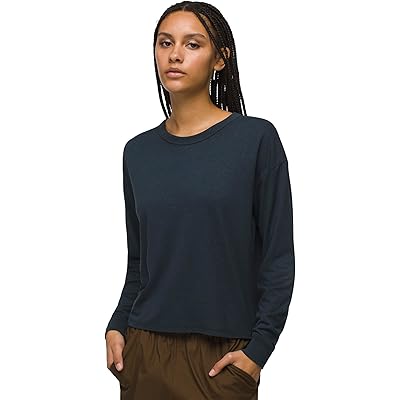 Женская толстовка Prana Cozy Up LS Crew из 20% переработанных материалов с дышащим эффектом Prana