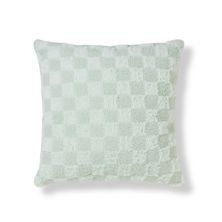 The Big One® Green Faux Fur Check Texture Throw Pillow The Big One