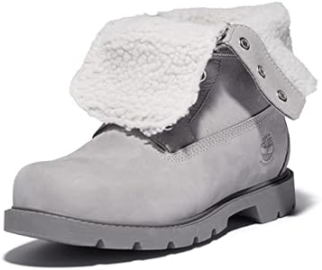 Timberland Womens Linden Woods Fold-Down Leather Casual Combat & Lace-Up Boots Timberland