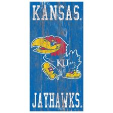 Kansas Jayhawks Heritage Logo Wall Sign Fan Creations