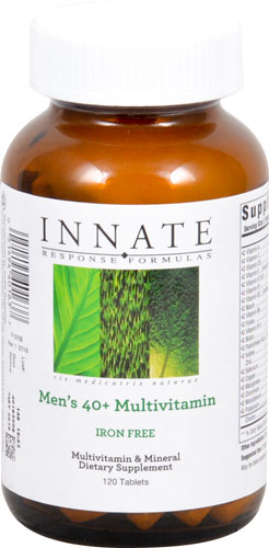 Мультивитамин для мужчин 40+ без железа - 120 таблеток - Innate Innate