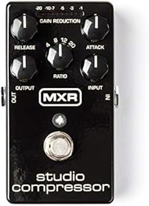 Педаль эффектов MXR Studio Compressor для гитары, управление Attack, Release, Ratio, True Bypass MXR