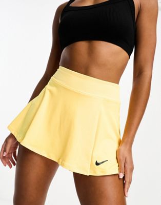 Желтая юбка с воланом Nike Tennis Dri-Fit Victory Nike