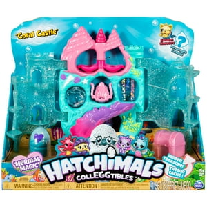 Hatchimals CollEGGtibles, Coral Castle Fold Open Playset for Ages 5 and up Hatchimals