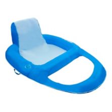 SwimWays Spring Float Recliner XL Inflatable Swimming Pool Float Lounger, Blue SwimWays