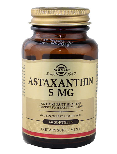 Астаксантин - 5 мг - 60 капсул - Solgar Solgar