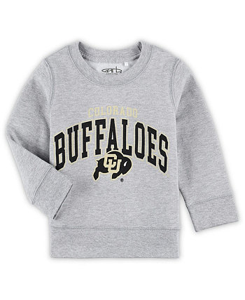 Серый пуловер Colorado Buffaloes Cruz для мальчиков и девочек для малышей Garb