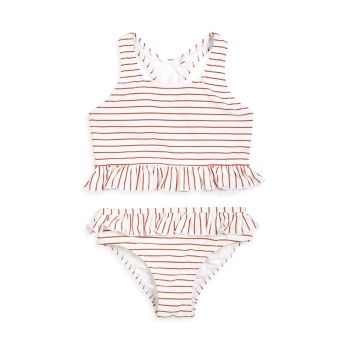 Girl's Miles The Label Spring Has Sprung Two-Piece Swimsuit Set Miles the Label